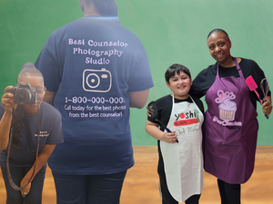 people dressed in career costumes
